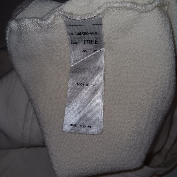 MOUSSY CROPPED SWEATSHIRT " WHATEVE HAPPENS IT'S ALL RIGHT " - Picture 11 of 14